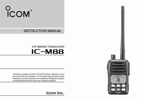 Icom Two-Way Radio IC-M88-page_pdf